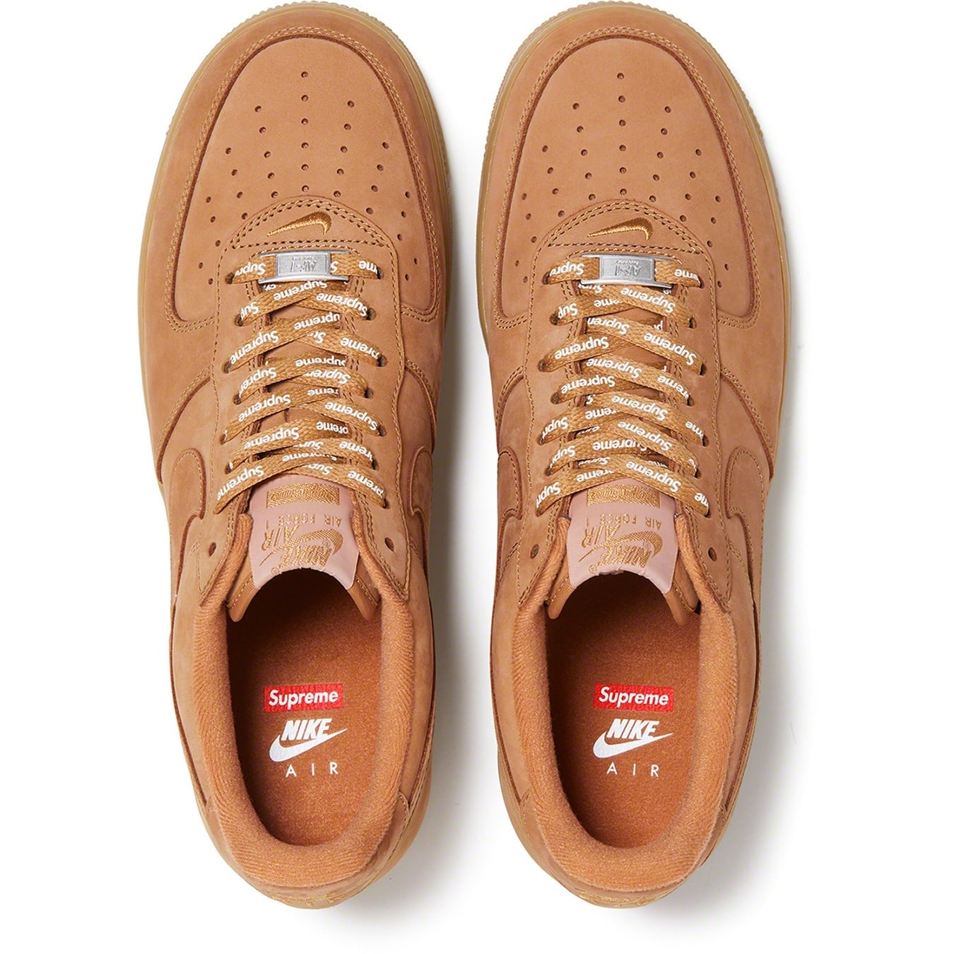 Supreme®/Nike® Air Force 1 Low Wheat view 4